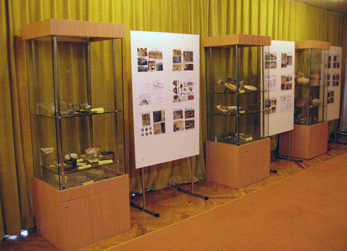 Imagine din expozi�ia temporara din anul 2007 Marturii arheologice